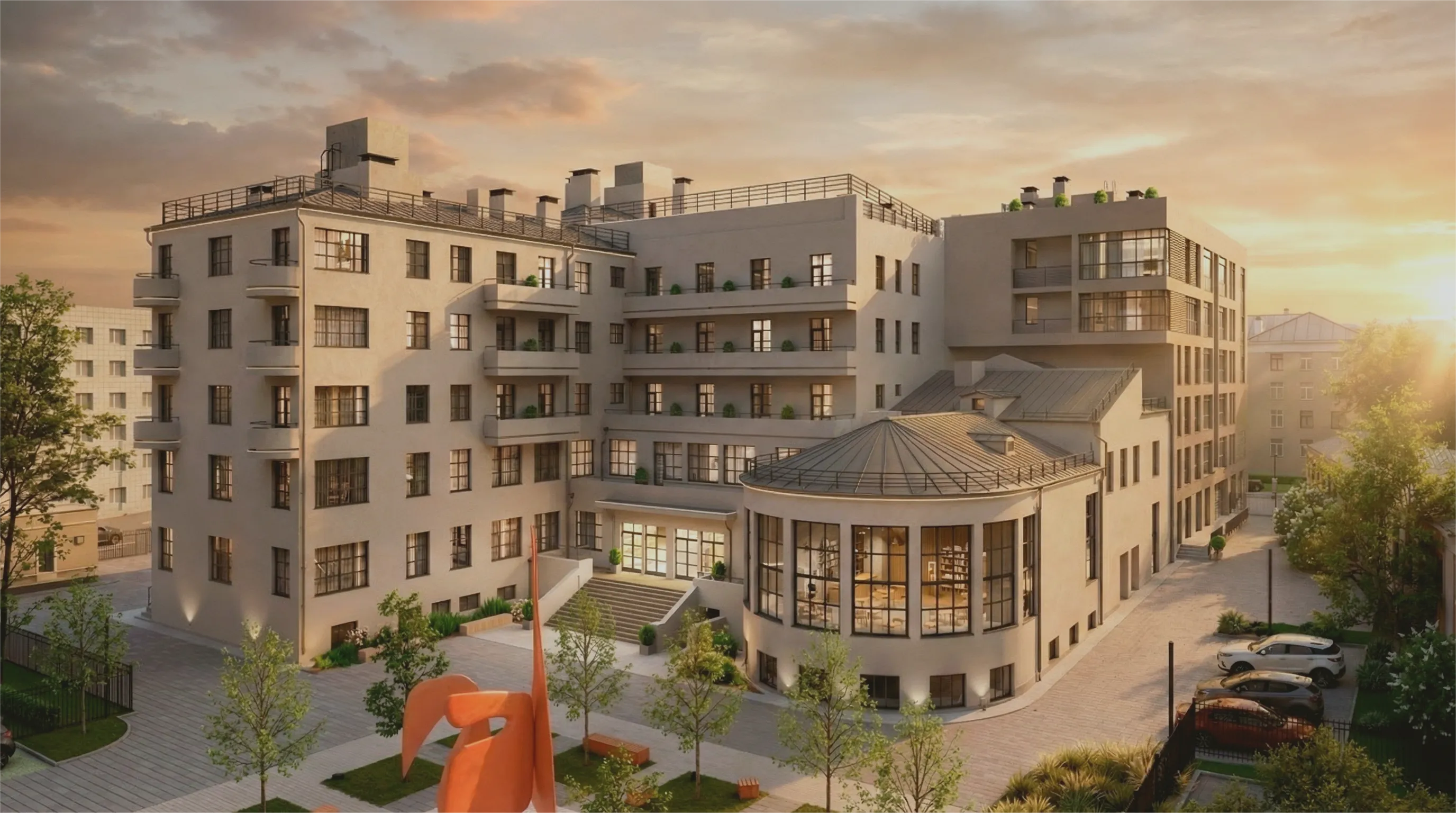 Современный вид ЖК Легенда